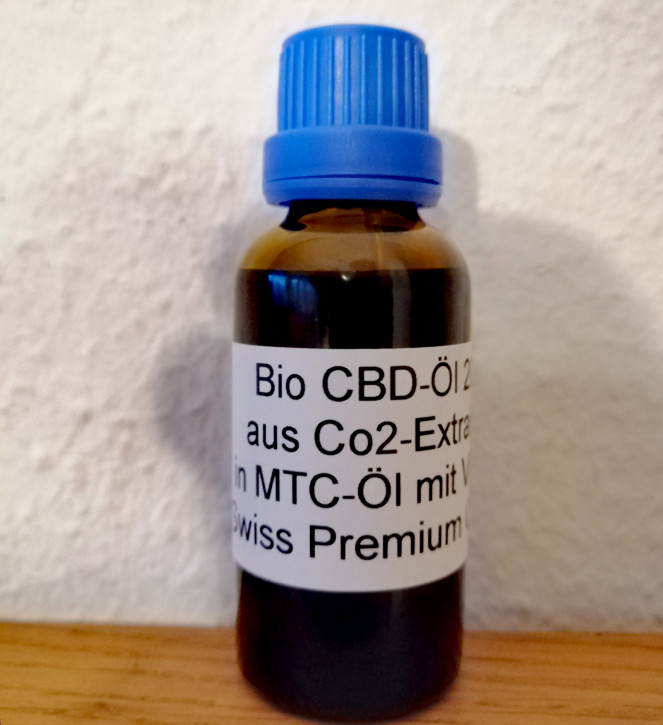Schweizer Bio CBD-Öl Fullplantextrakt 20%
